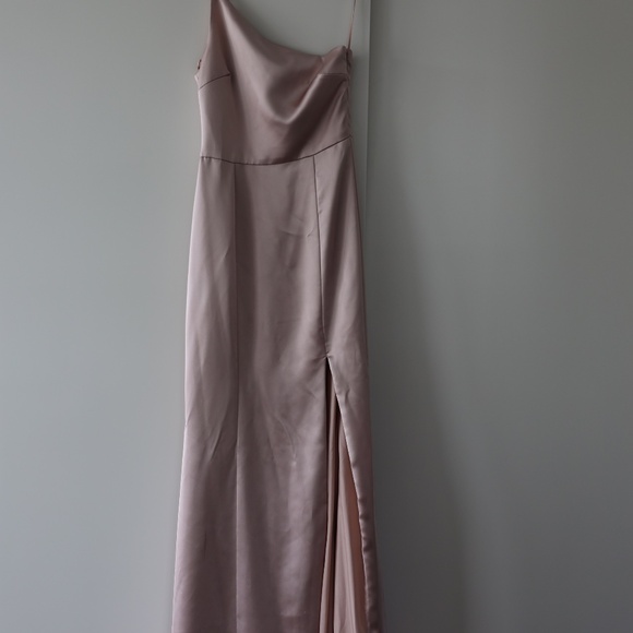 Amsale Kaia Bridesmaid Dress Rose Quartz Size 2 - Picture 4 of 8
